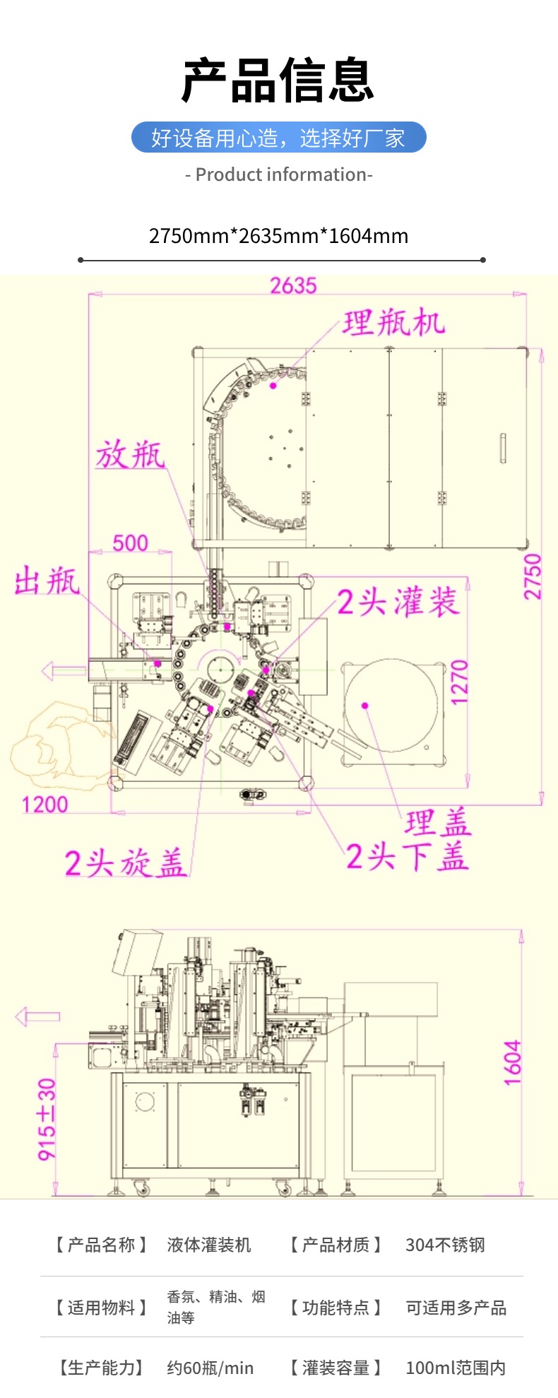 全自動煙油灌裝機，灌裝旋蓋一體機-廣州冠浩